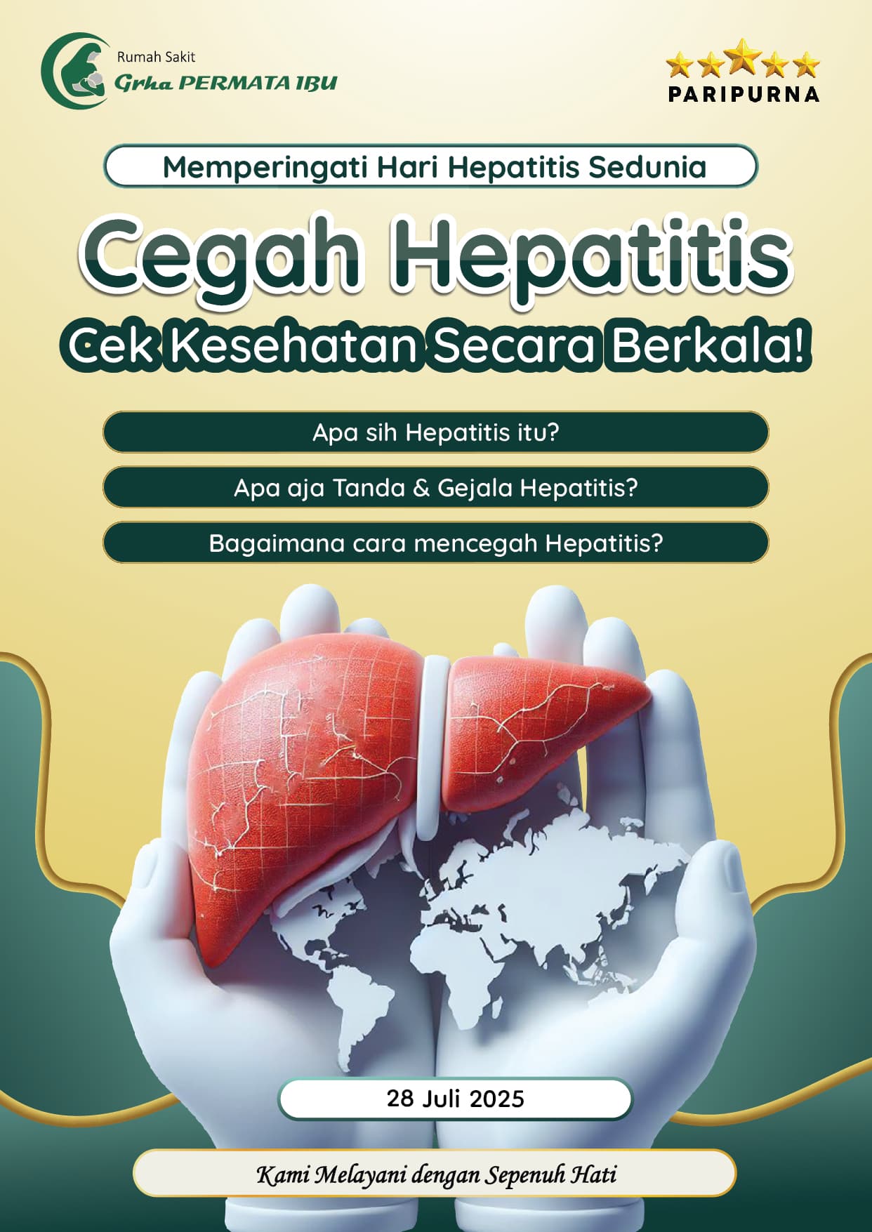 Cegah Hepatitis & Cek Kesehatan Secara Berkala!